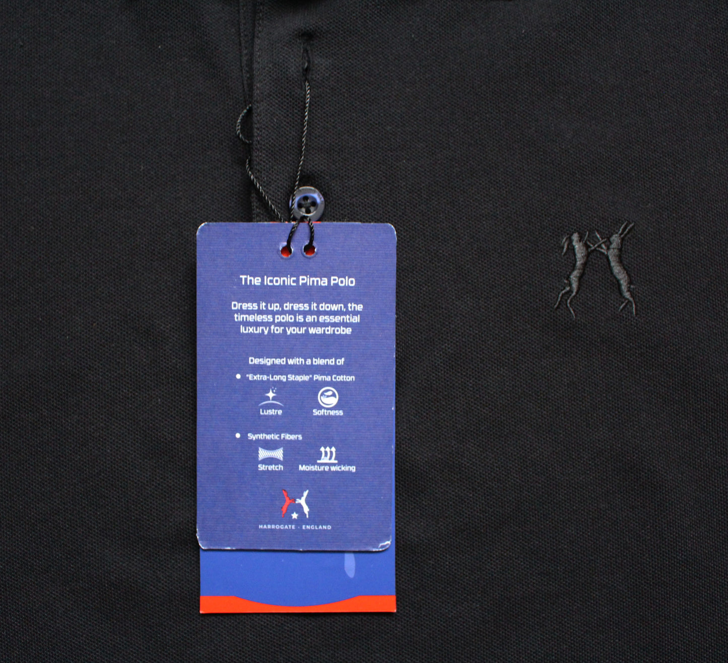 Brown Hare Classic Polo Shirt Navy Blue