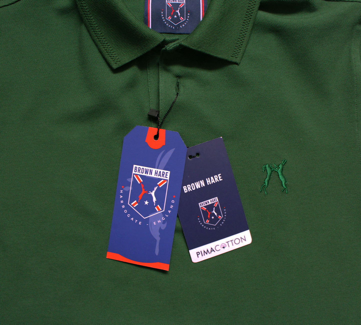 Brown Hare Classic Polo Shirt Cadmium Green