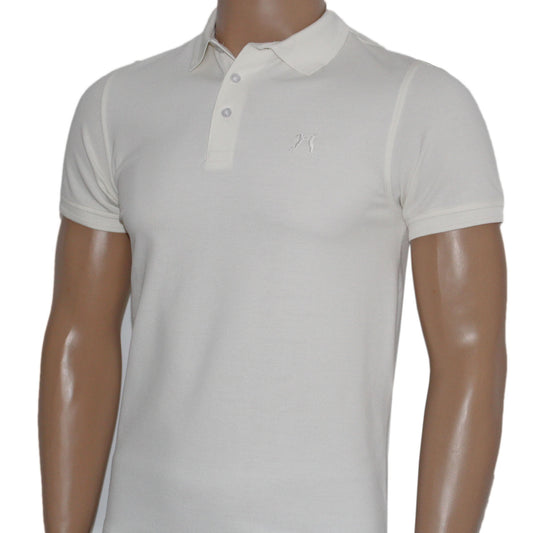 Brown Hare Classic Polo Shirt Egret White