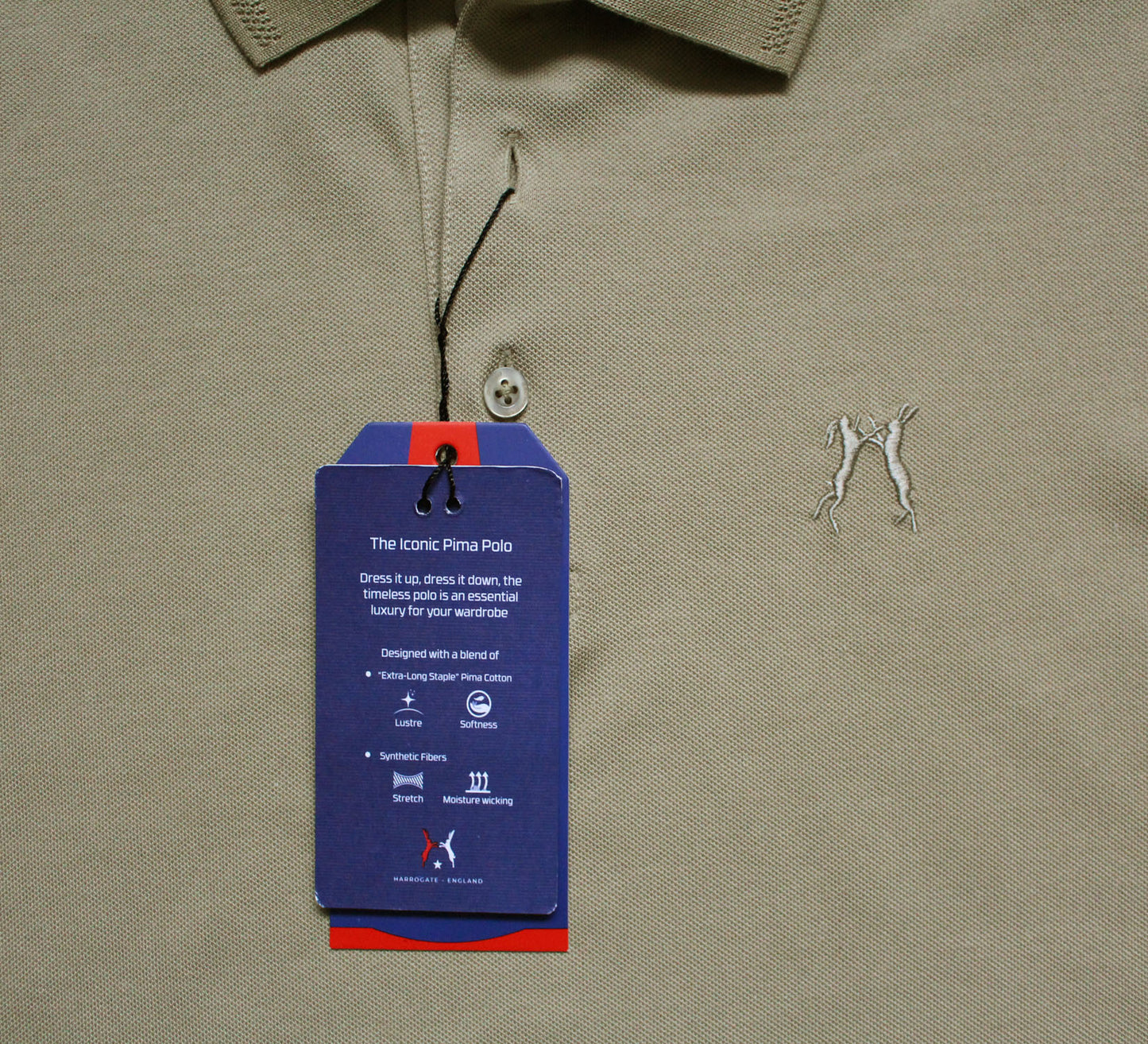 Brown Hare Classic Polo Shirt Antique Khaki