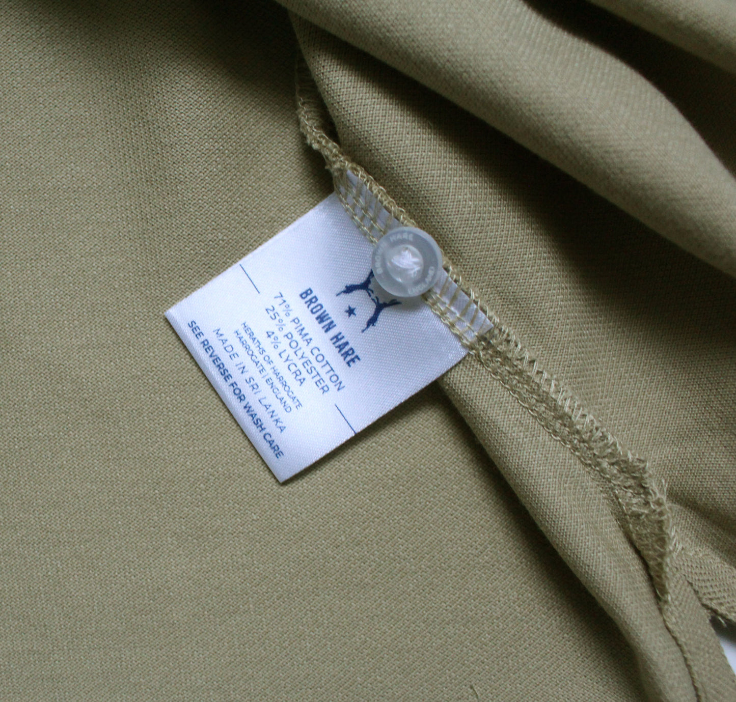 Brown Hare Classic Polo Shirt Antique Khaki