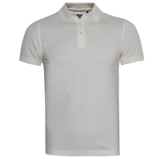 Brown Hare Classic Polo Shirt Egret White
