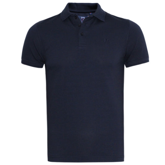 Brown Hare Classic Polo Shirt Navy Blue